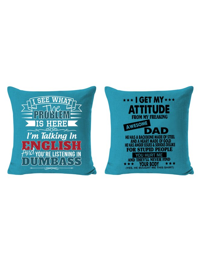 20*20 Funny Women I Am Not Retired I Am A Professional Grandma Backrest Cushion Pillow Covers Decorations For Home
