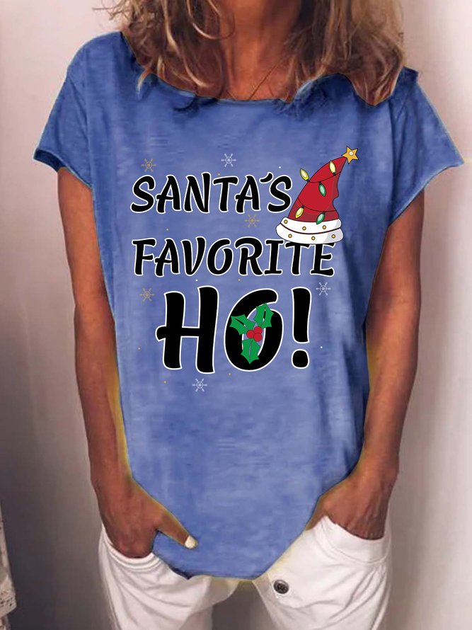 Lilicloth X Hynek Rajtr Santas Favorite Ho Womens T-Shirt
