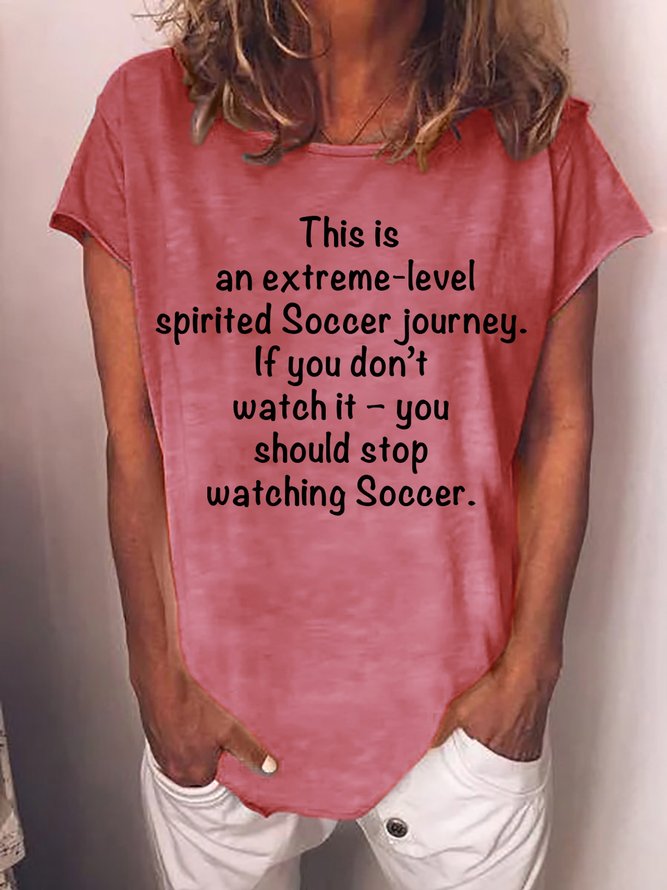 Womens Soccer Shirt This Is An Extreme Level Spirited Soccer Journey T-Shirt