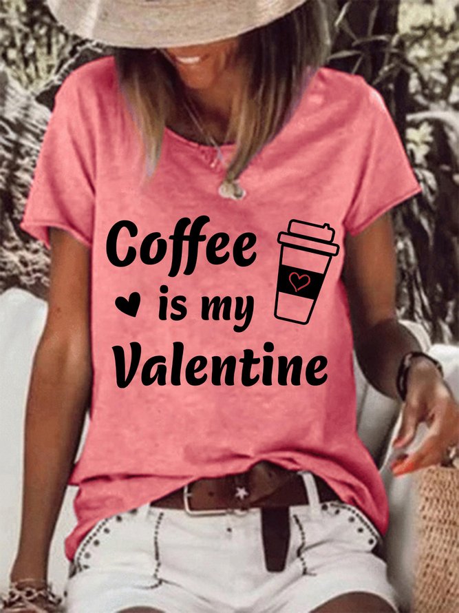 Lilicloth X Hynek Rajtr Coffee Is My Valentine Womens T-Shirt