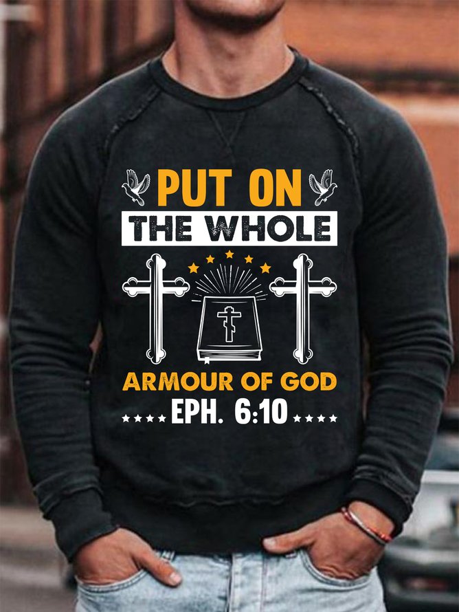 Lilicloth X Jessanjony Put On The Whole Armour Of God Mens Sweatshirt