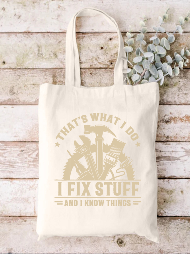 That What I Do Hobby Graphic Casual Shopping Tote Bag
