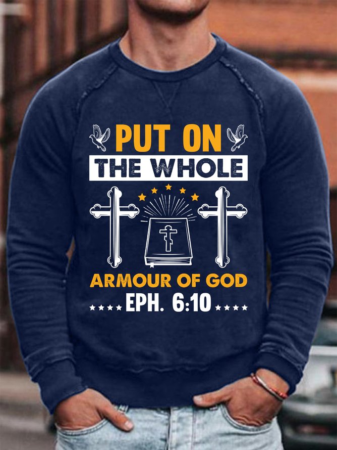 Lilicloth X Jessanjony Put On The Whole Armour Of God Mens Sweatshirt
