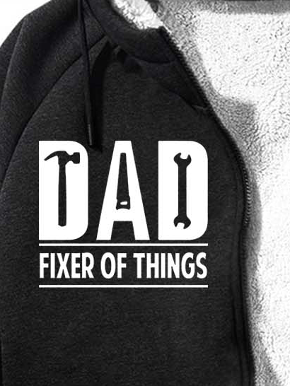 Men’s Dad Fixer Of Things Hoodie Casual Sweatshirt