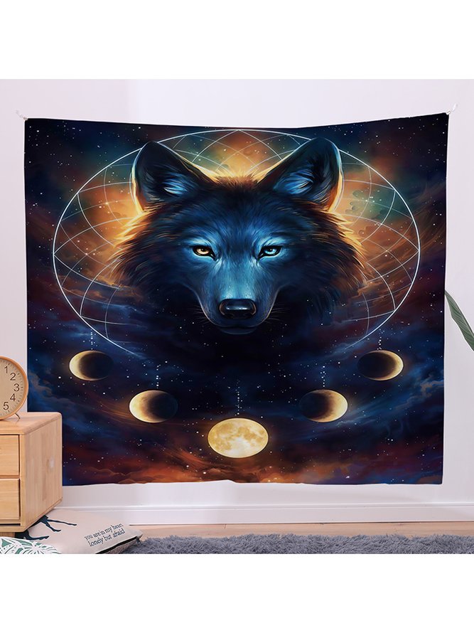 51x60 Bedroom Animal Elk Tapestry Fireplace Art For Backdrop Blanket Home Festival Decor