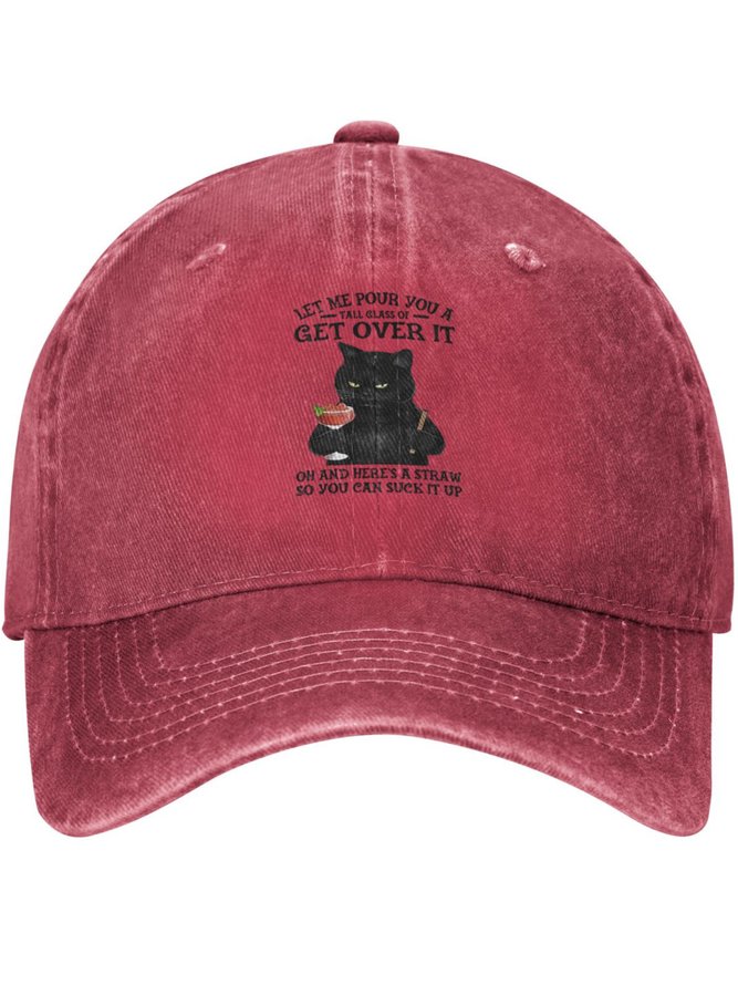 Get Over It Animal Graphic Adjustable Hat