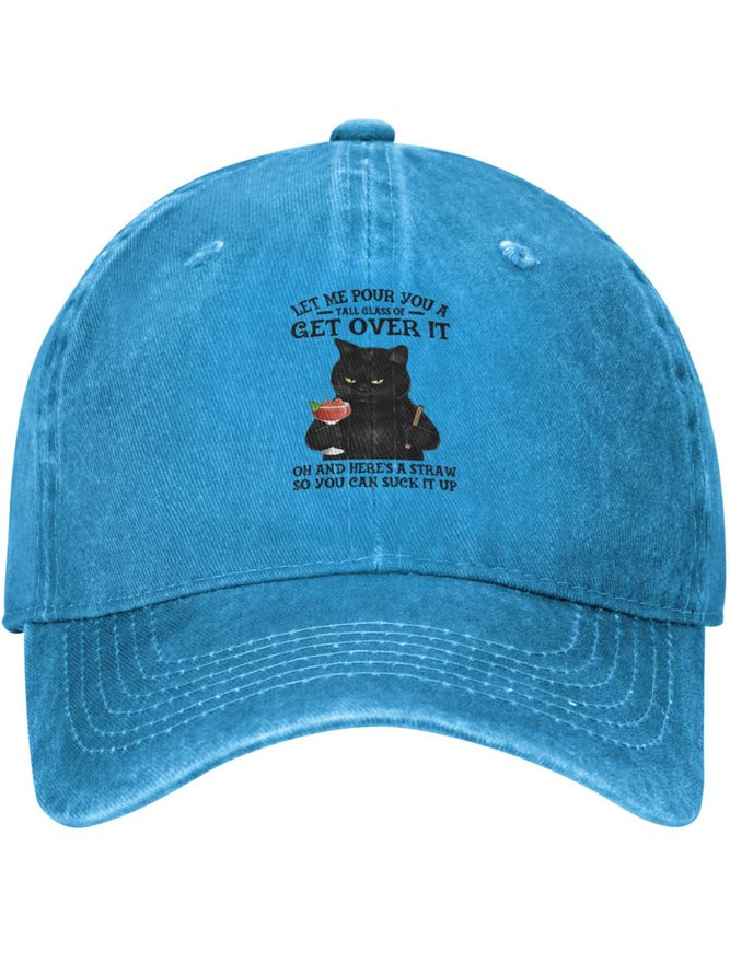 Get Over It Animal Graphic Adjustable Hat