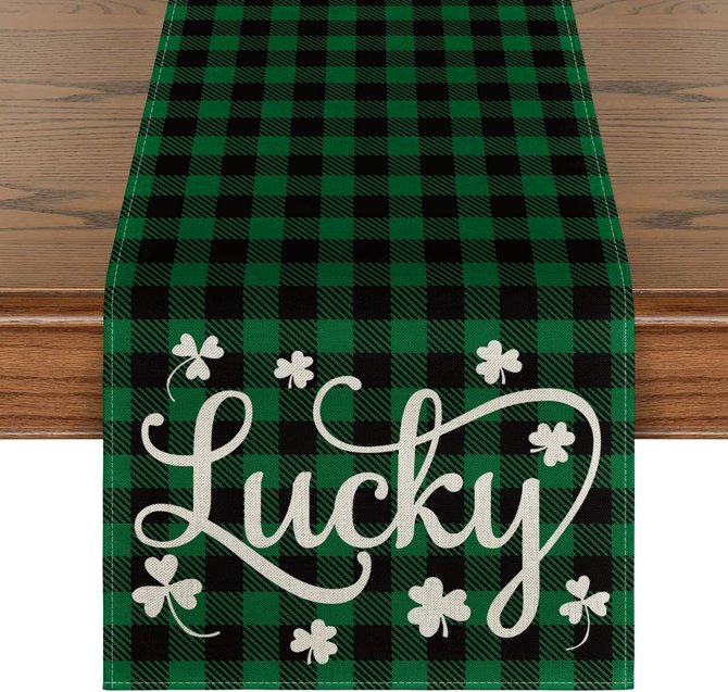 13*72 Tablecloth St.Partrick's Day Table Tarps Party Decorations