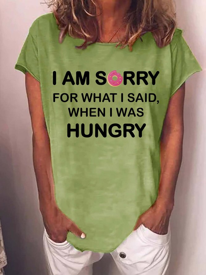 Lilicloth X Hynek Rajtr I Am Sorry For What I Said When I Was Hungry Women's T-Shirt