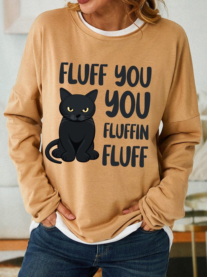 Lilicloth X Jessanjony Cat Fluff You Fluffin Fluff Women's Sweatshirt