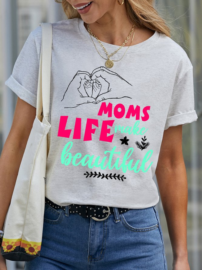 Lilicloth X Y Gift For New Mom Moms Life Make Beautiful Women's T-Shirt