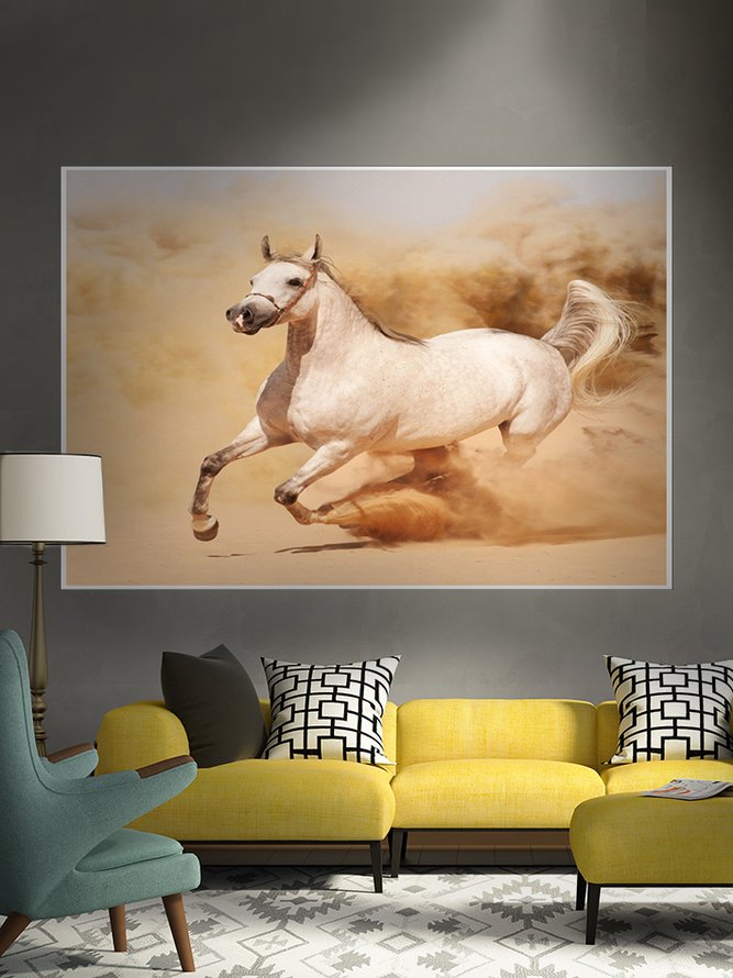 51x60 Animal Horse Tapestry Fireplace Art For Backdrop Blanket Home Festival Decor