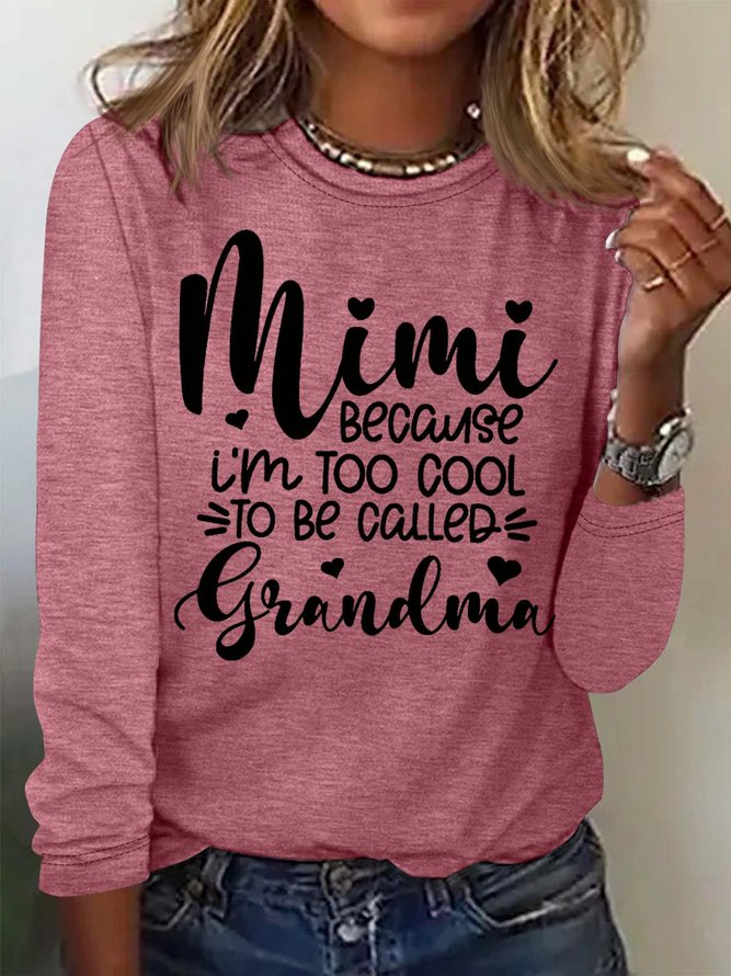 Women's Mimi Casual Letters Top