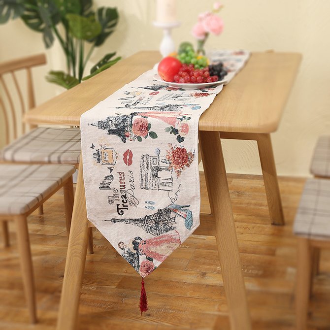 13*72 Tablecloth Floral Butterfly Floral Table Tarps Party Decorations