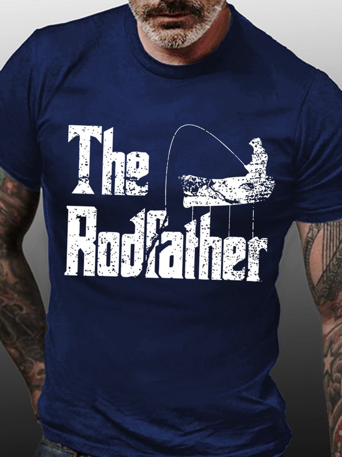 Fishing Lovers Gift The Rodfather Men's T-Shirt