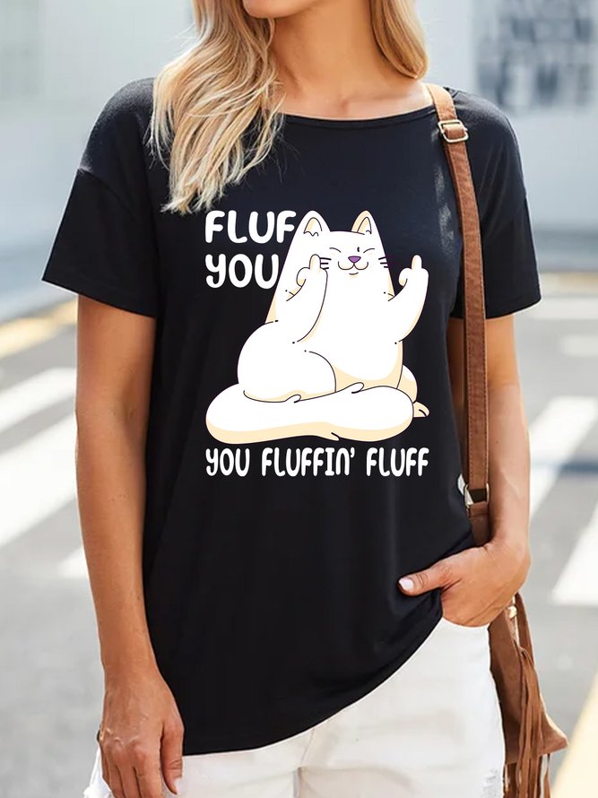 Lilicloth X Manikvskhan Cat Fluf You You Fluffin' Fluff Women's T-Shirt