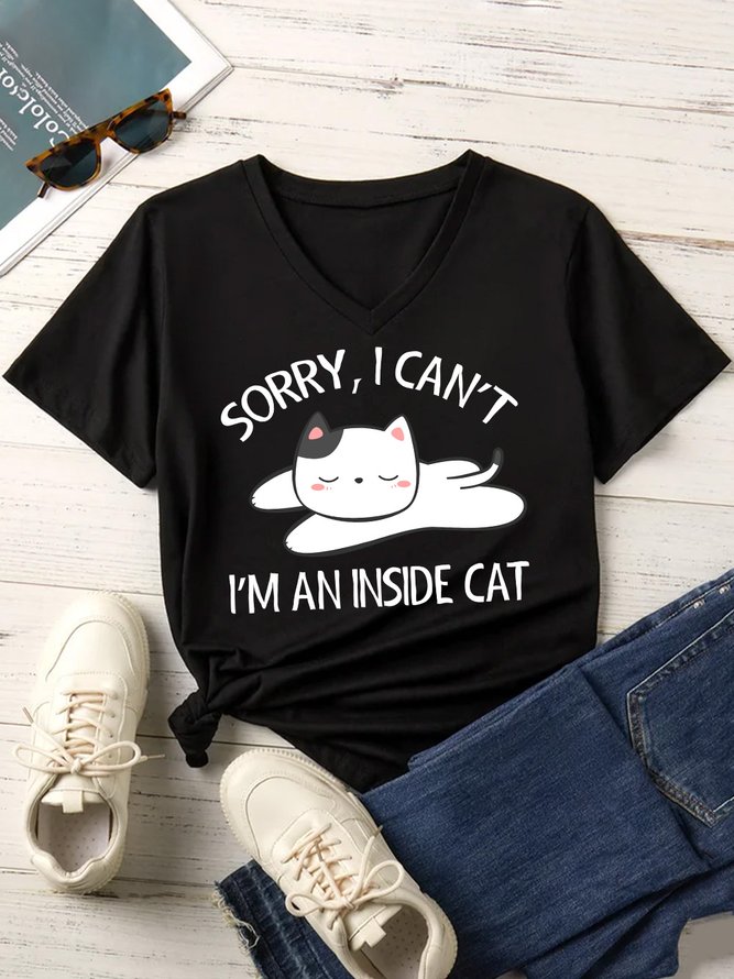 Lilicloth X Manikvskhan Sorry I Can't I'm An Inside Cat Women's T-Shirt