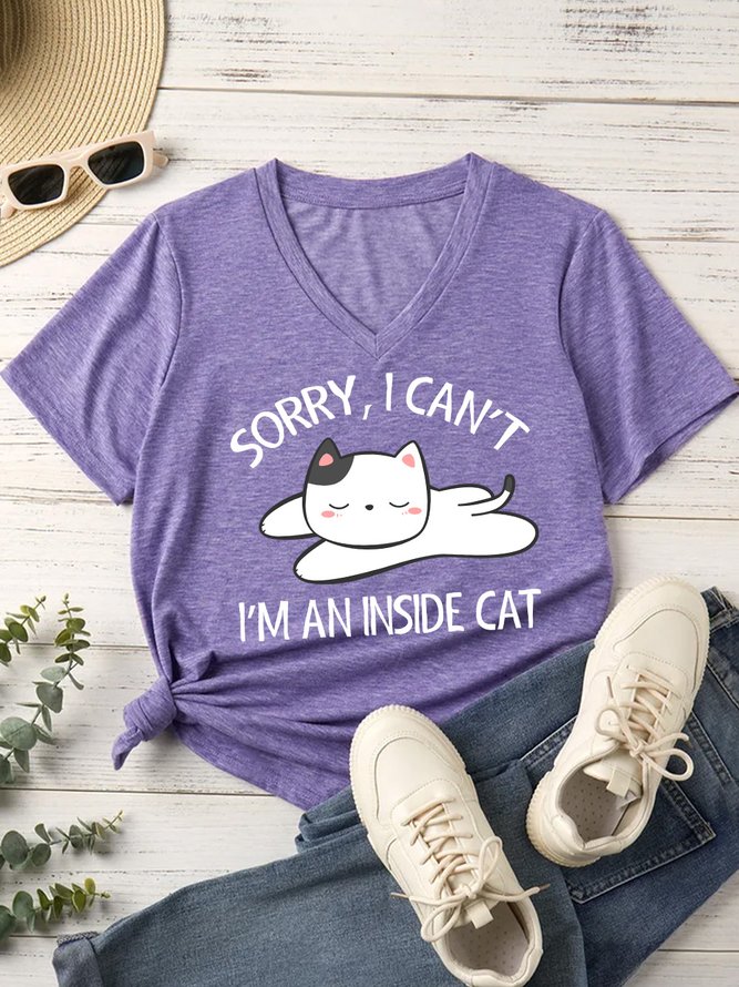Lilicloth X Manikvskhan Sorry I Can't I'm An Inside Cat Women's T-Shirt