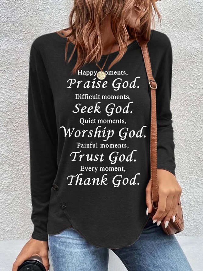 Women's Thanks God Casual Top