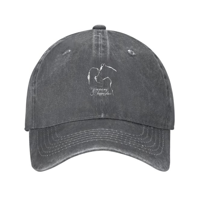 Yes I Smell Like A Horse Animal  Funny Text Letters Adjustable Hat