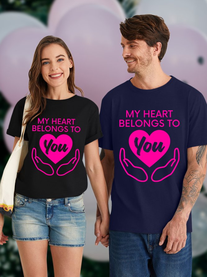 Lilicloth X Abu My Heart Belongs To You Women's Couple T-Shirt