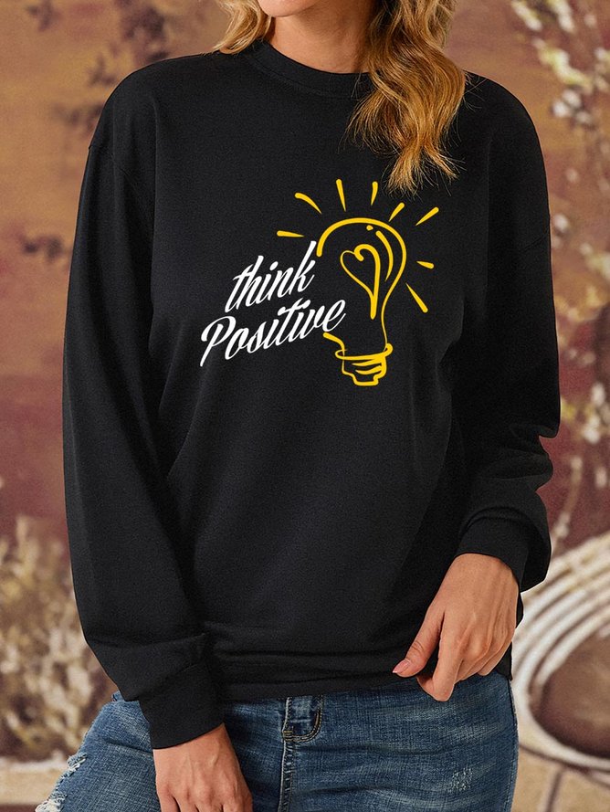 Lilicloth X Y Think Positive Women's Sweatshirt