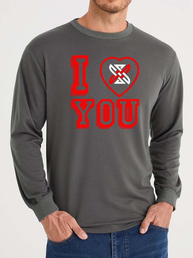 Lilicloth X Y I Love You Men's Sweatshirt