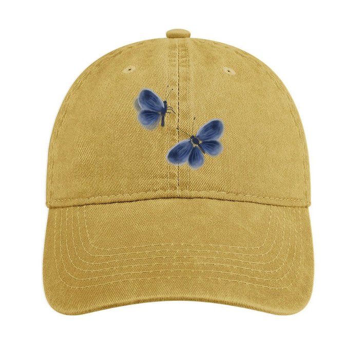 Butterfly  Adjustable Denim Hat