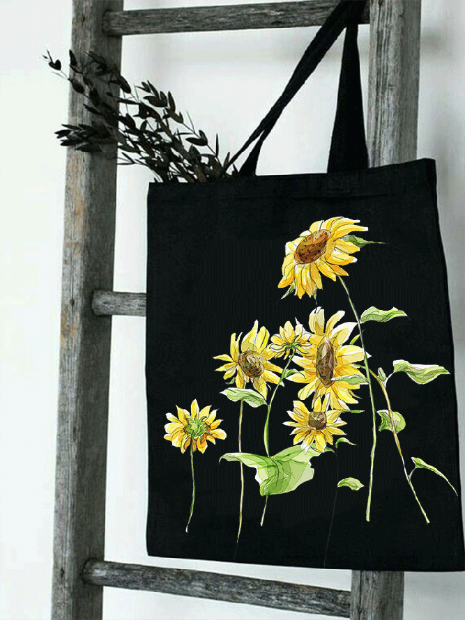 Sunflower Shopping Tote