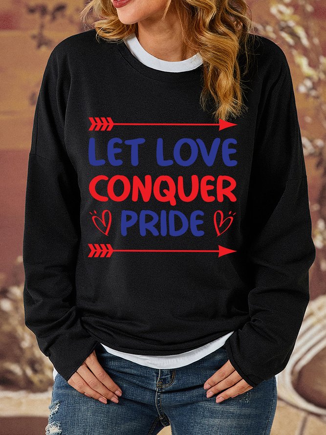 Lilicloth X Rajib Sheikh Let love Conquer Pride Women's Sweatshirt