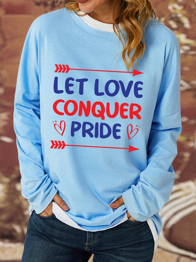 Lilicloth X Rajib Sheikh Let love Conquer Pride Women's Sweatshirt