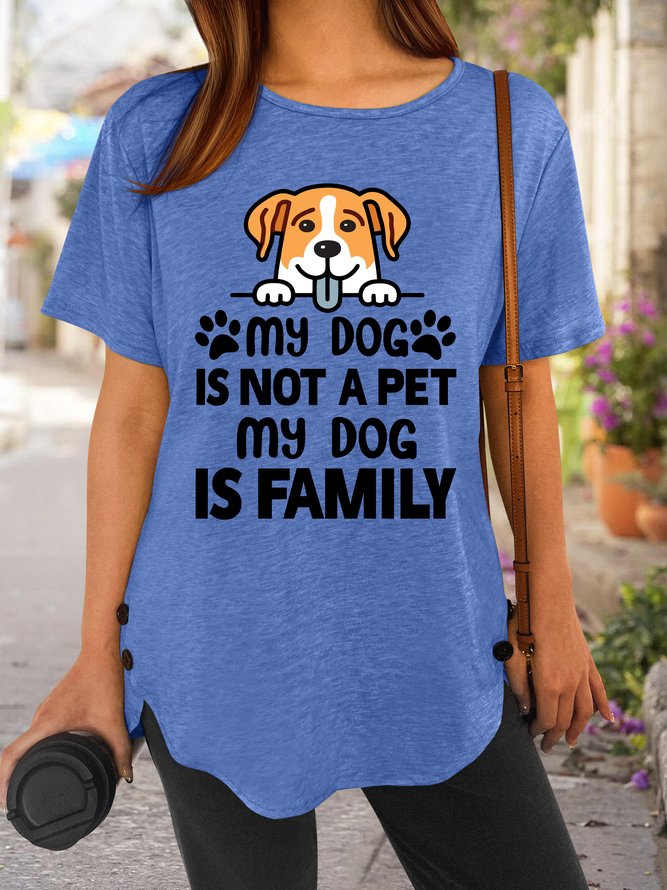 Lilicloth X Manikvskhan My Dog Is Not A Pet My Dog Is Family Women's T-Shirt