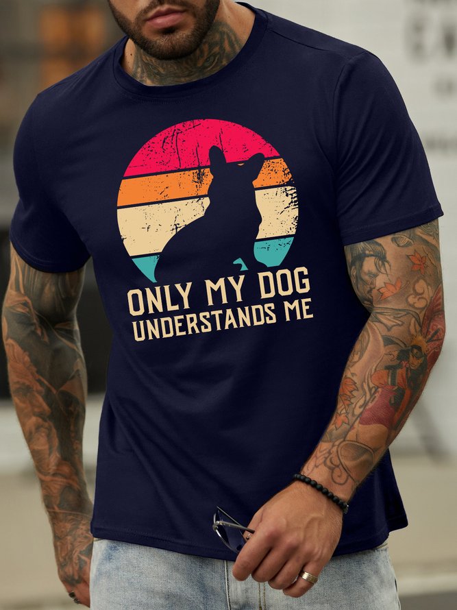 Lilicloth X Manikvskhan Only My Dog Understands Me Men's T-Shirt