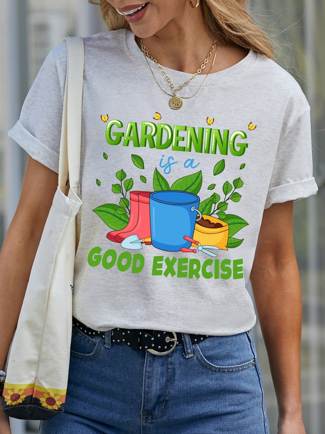 Lilicloth X Manikvskhan Gardening Is A Good Exercise Women's T-Shirt