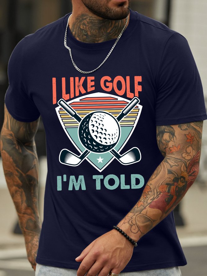 Lilicloth X Jessanjony I Like Golf I'm Told Men's T-Shirt