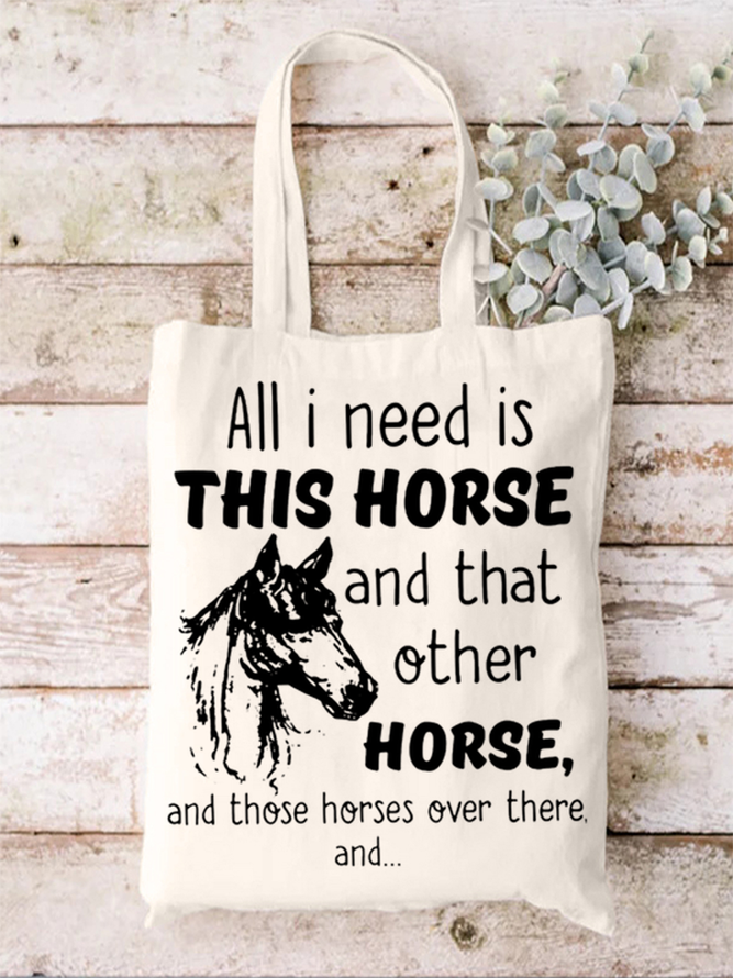 Women's Horse Lover Shopping Tote
