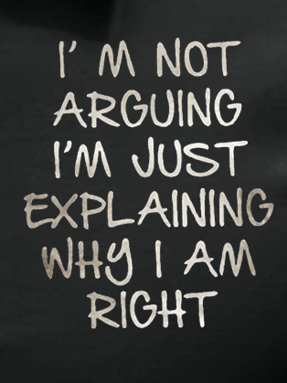 Men's I Am Arguing I Am Just Explaining Why I Am Right Funny Graphic Print Text Letters Casual Polo Collar Polo Shirt