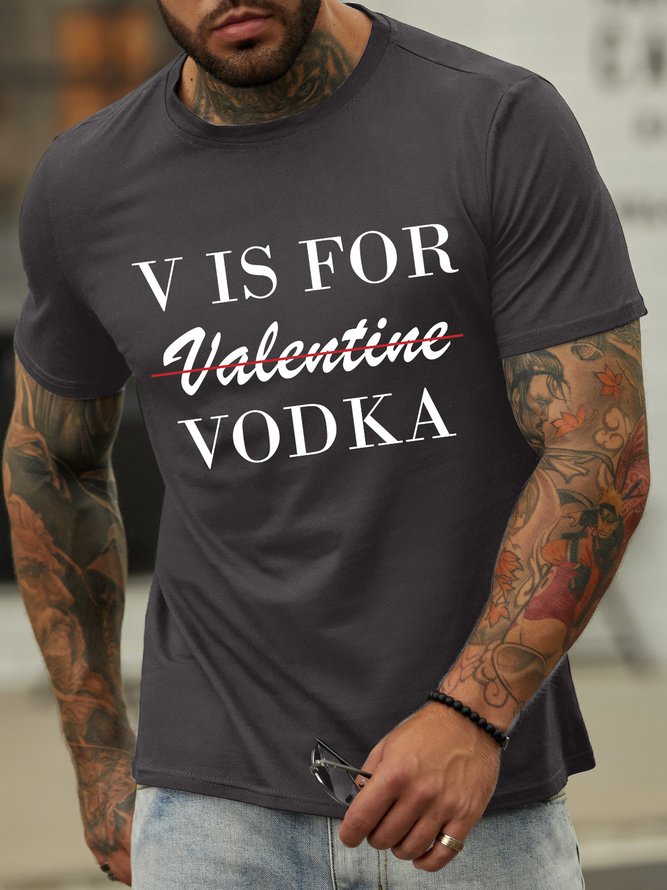 Lilicloth X Hynek Rajtr V Is For Vodka Men's T-Shirt