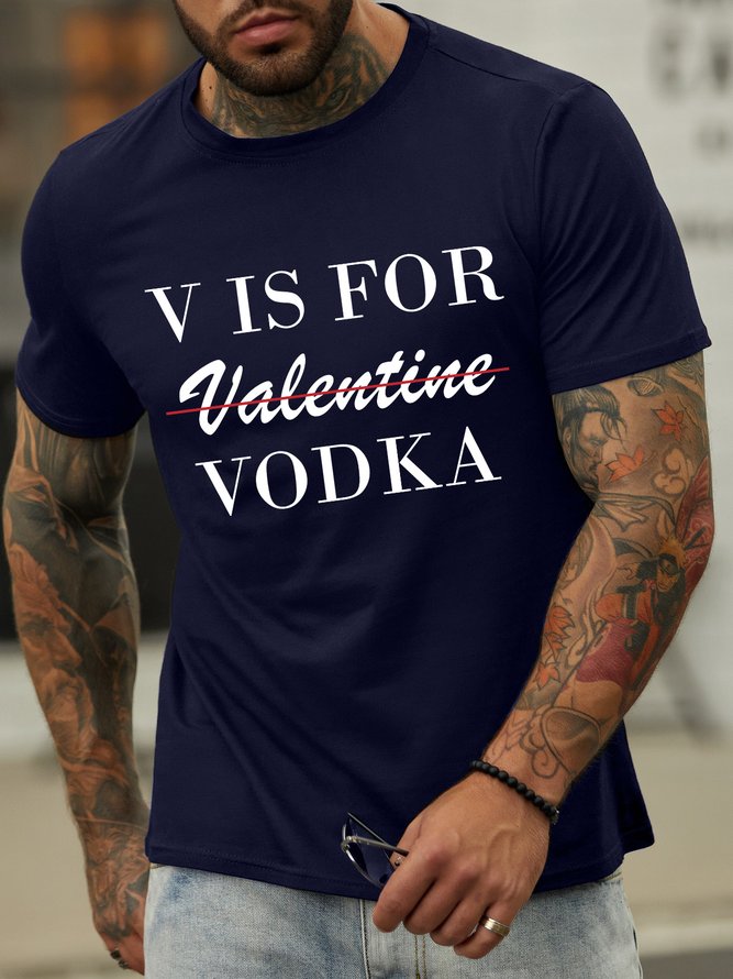 Lilicloth X Hynek Rajtr V Is For Vodka Men's T-Shirt