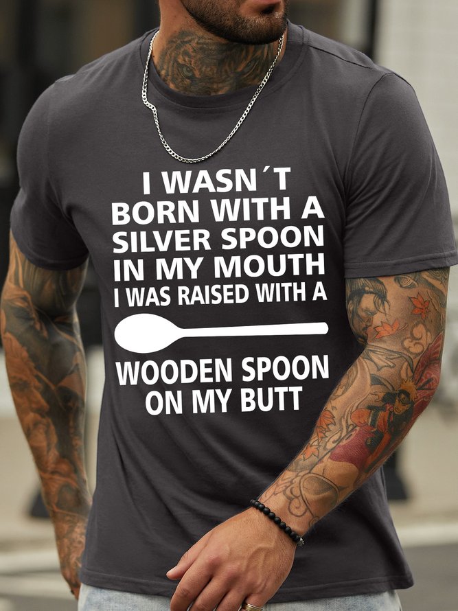 Lilicloth X Hynek Rajtr I Wasn't Born With A Silver Spoon Men's T-Shirt