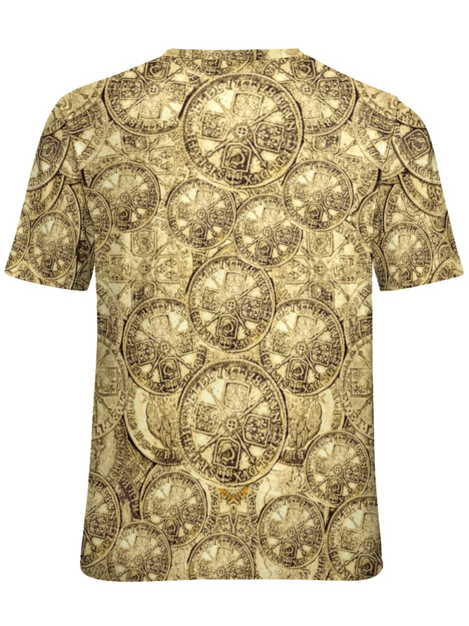 Lilicloth x Iqs Women's Gold Coin Print T-Shirt
