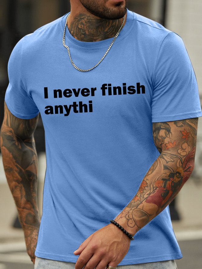 Lilicloth X Hynek Rajtr I Never Finish Anythi Men's T-Shirt