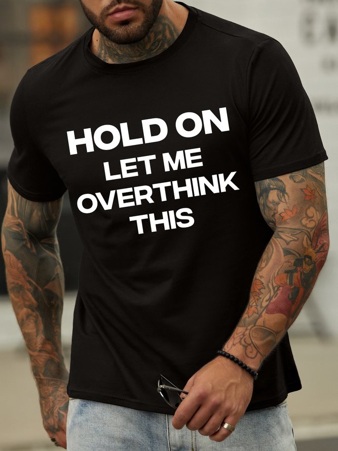 Lilicloth X Hynek Rajtr Hold On Let Me Overthink This Men's T-Shirt