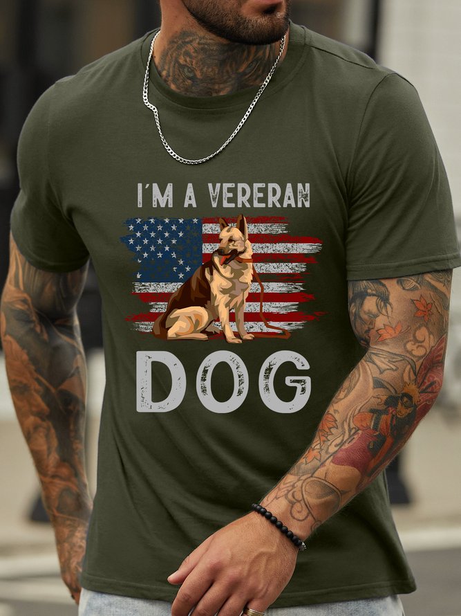 Lilicloth X Jessanjony I'm A Vereran Dog Men's T-Shirt