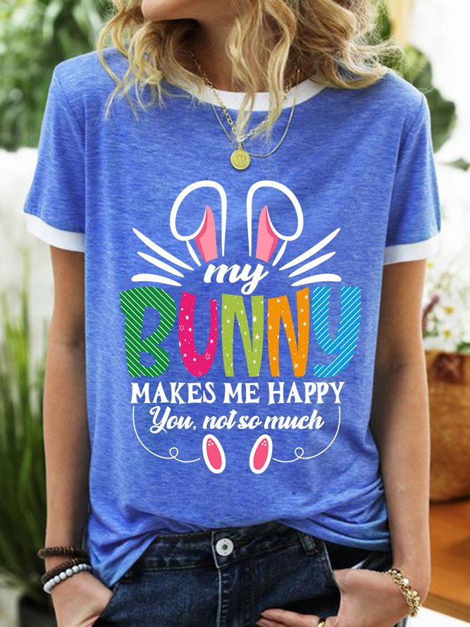 Lilicloth X Manikvskhan Year Of Rabbit My Bunny Makes Me Happy You Not So Much Women's T-Shirt