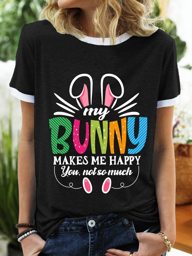 Lilicloth X Manikvskhan Year Of Rabbit My Bunny Makes Me Happy You Not So Much Women's T-Shirt