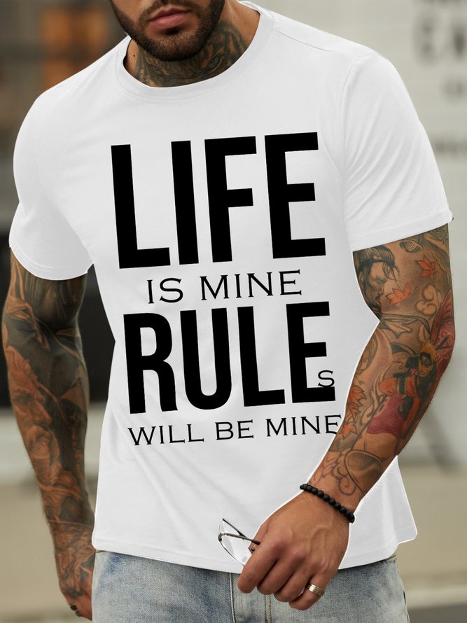 Lilicloth X Zahra Life In Mine Rules Will Be Mine Men's T-Shirt