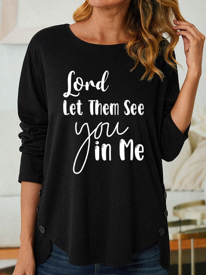 Lilicloth X Y Lord Let Them See You In Me Women's Long Sleeve T-Shirt