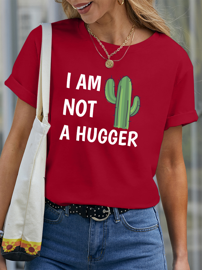 Lilicloth X Hynek Rajtr Cactus I Am Not A Hugger Women's T-Shirt