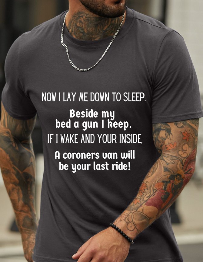 Lilicloth X Kat8lyst Now I Lay Me Down To Sleep Men's T-Shirt